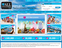 Tablet Screenshot of loveallinclusive.com